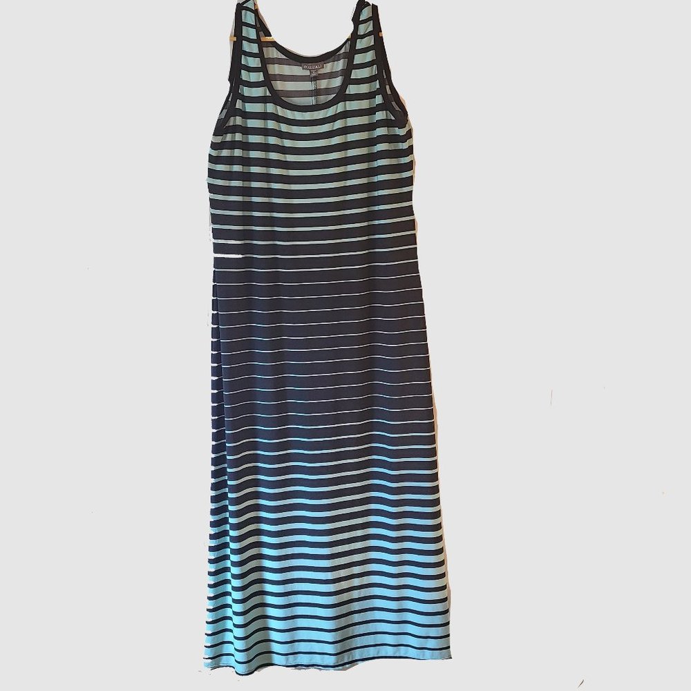 Roz & Ali Plus Size Tank Top Dress…